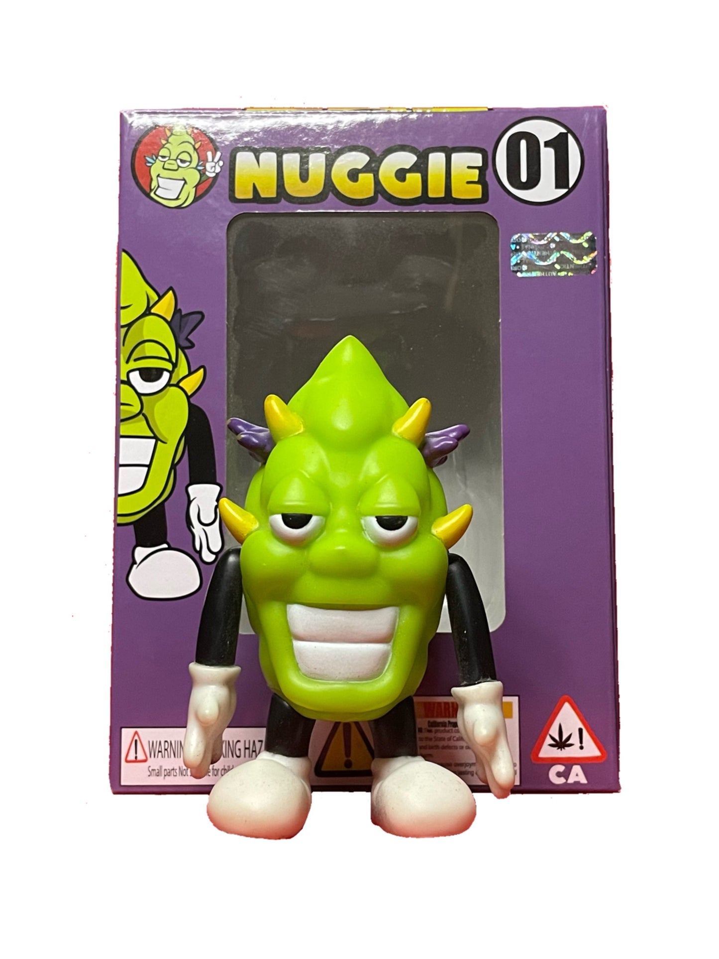 Nuggie Limited Edition Collectible 1 of 500, 4-inch hand-painted figures, with first edition collectible box