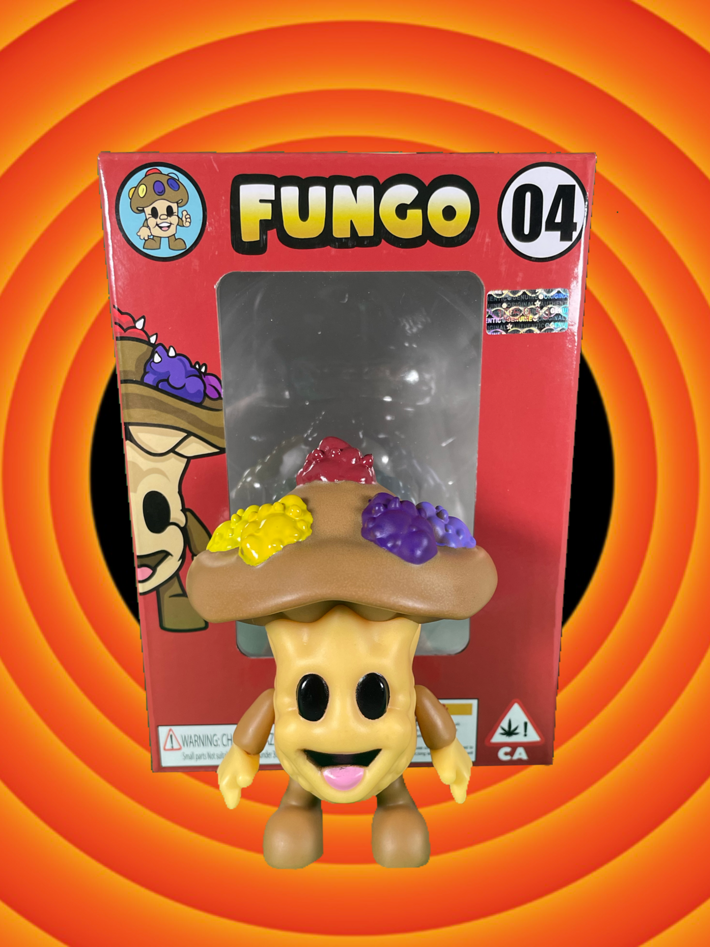 Fungo Limited Edition Collectible 1 of 500, 4-inch hand-painted figures, with first edition collectible box